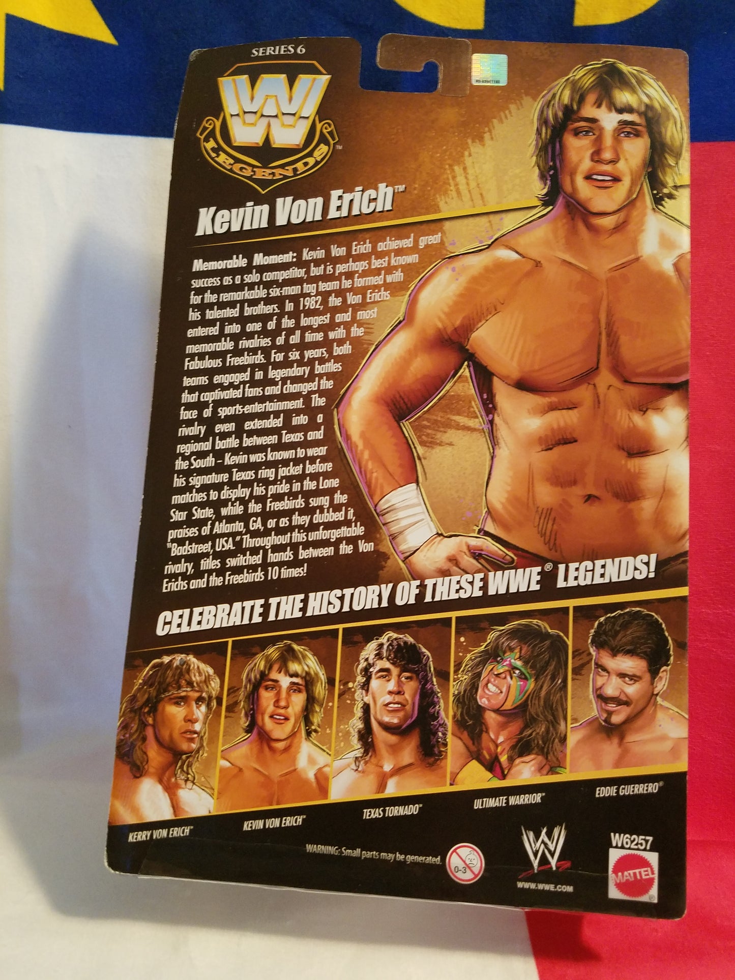 Mattel / WWE Kevin Von Erich Legends Action Figure