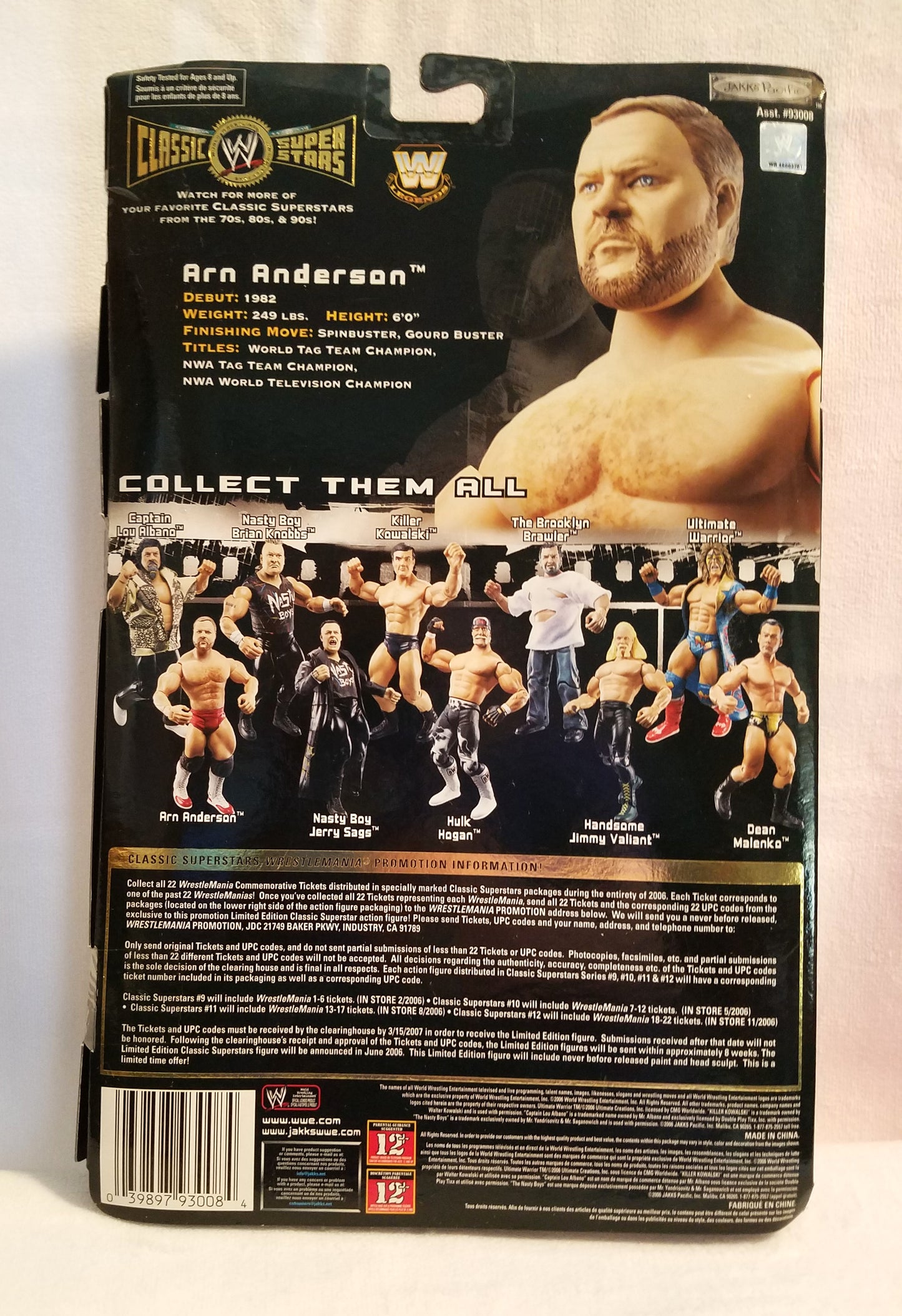 Jakks / WWE Classic Superstars Action Figures The Four Horsemen, Flair, Windham, Anderson, Blanchard