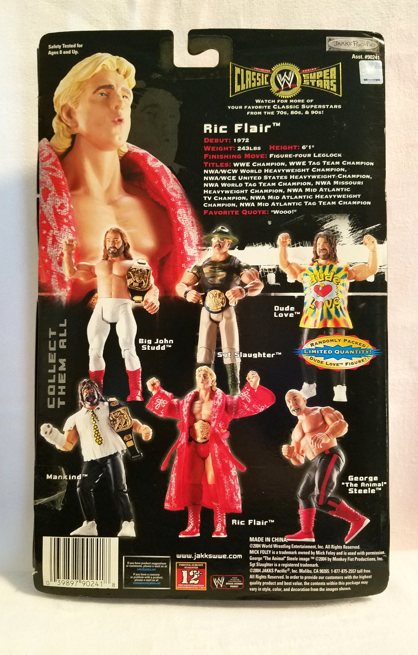 Jakks / WWE Classic Superstars Action Figures The Four Horsemen, Flair, Windham, Anderson, Blanchard