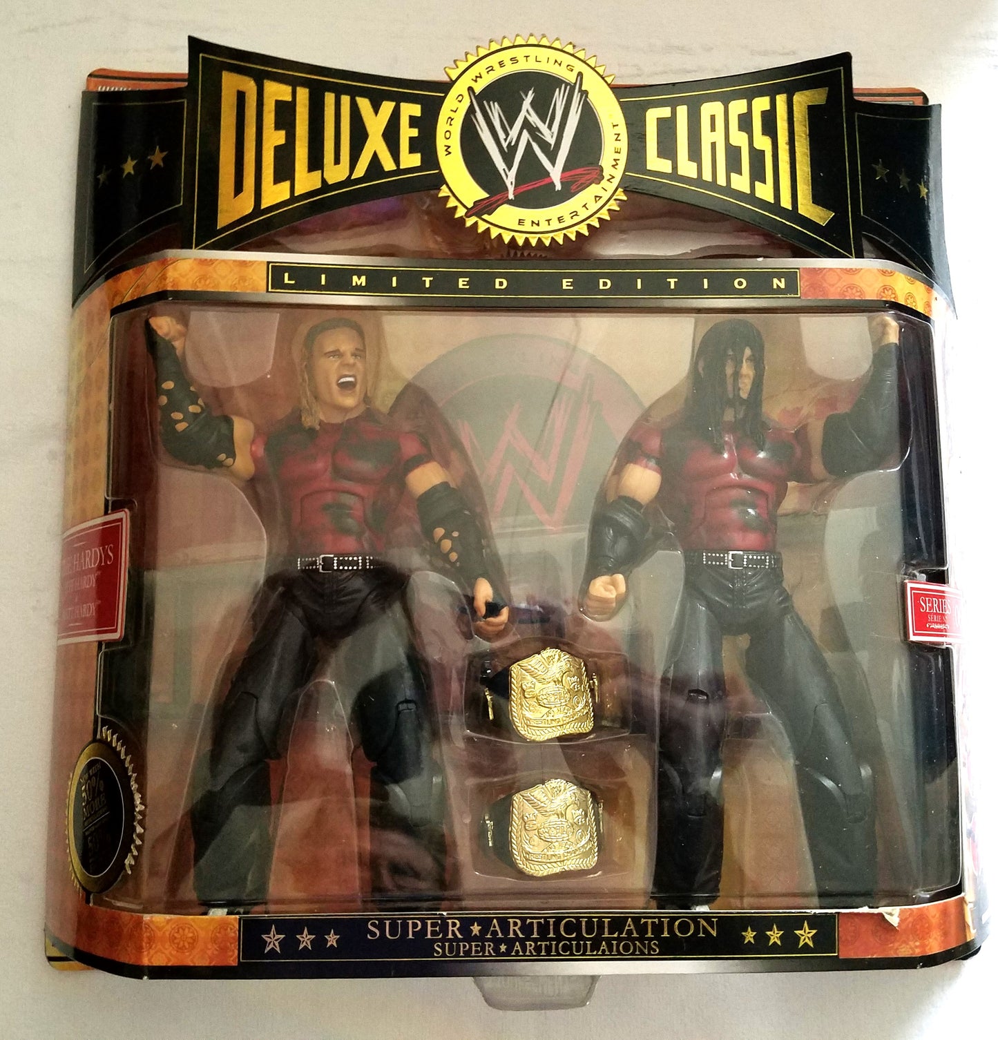 Jakks Pacific / WWE Classic Superstars The Hardy Boyz Deluxe Limited Edition