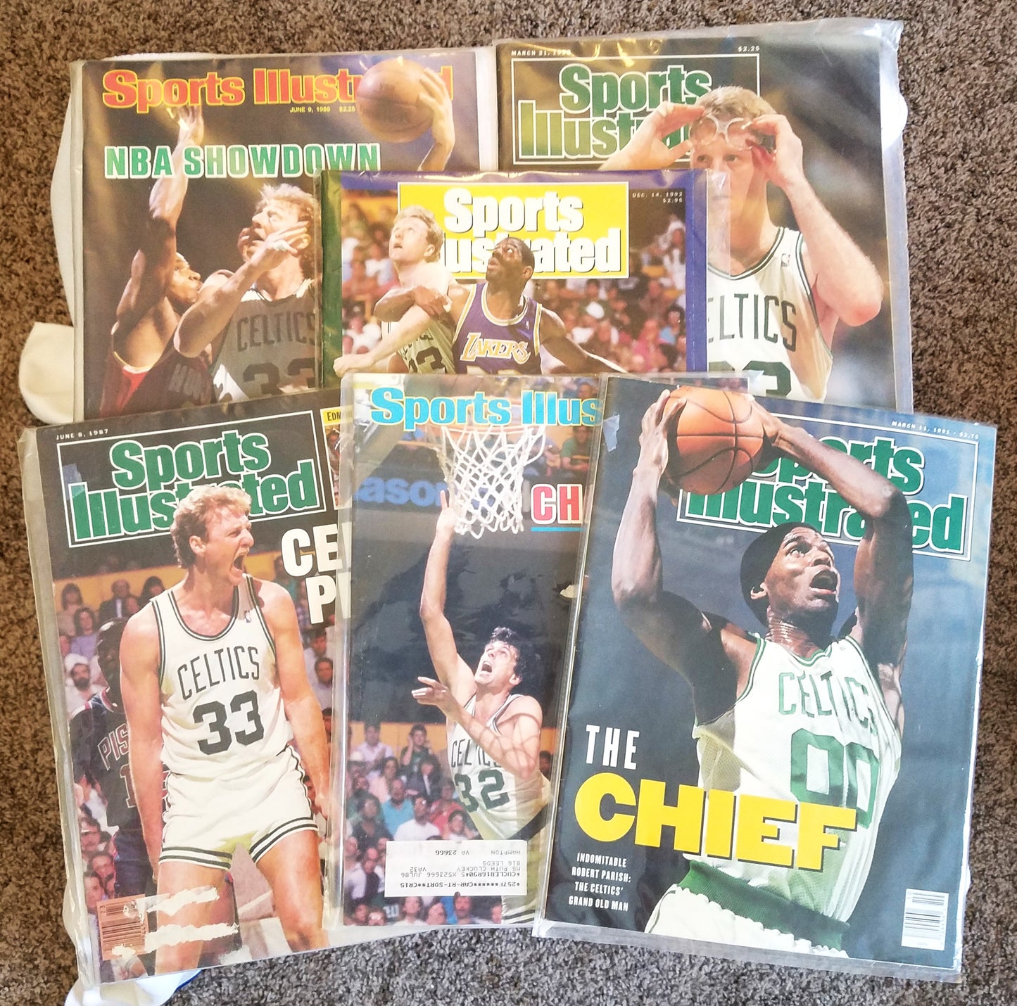 Sports Illustrated from the late 1980s & early 1990s